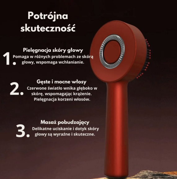 DermaLight™ Elektryczny Masażer Skóry Głowy